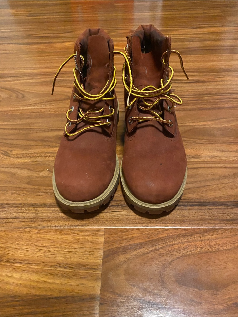 Burgundy Timberland Boots